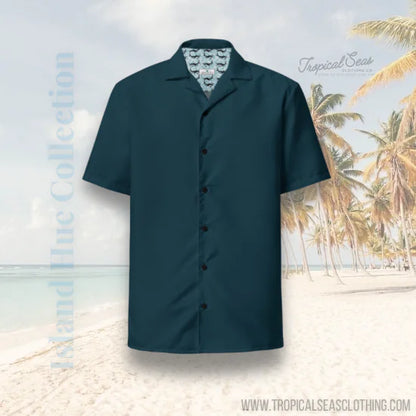 Camisa de botones azul Dark Seas
