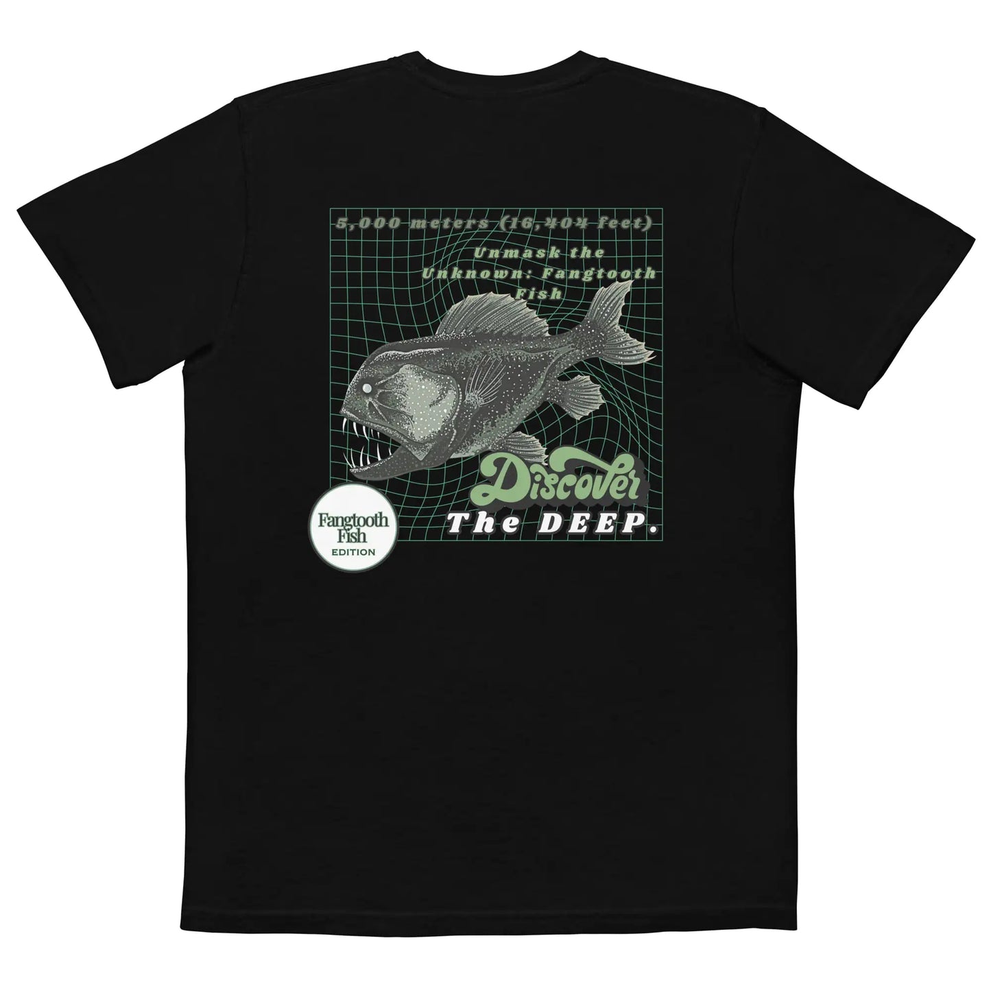 Camiseta de Bolsillo Anglerfish Descubre lo Profundo