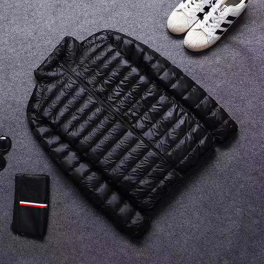 Chaqueta Ligera Acolchada de Algodón para Hombre con Capucha