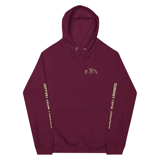 Sudadera con Capucha Eco Raglan de Atún Apoya Pesquerías Locales para Hombres