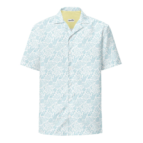 Camisa Hawaiana de Botones Coral Reef Resort - Colección Verano Costero 2024