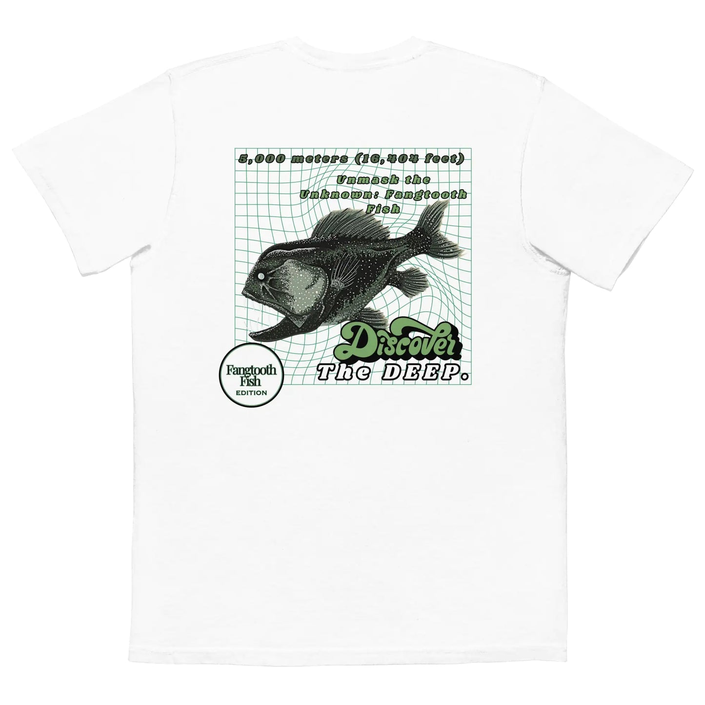 Camiseta de Bolsillo Anglerfish Descubre lo Profundo