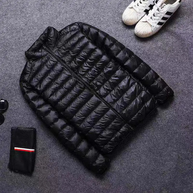 Chaqueta Ligera Acolchada de Algodón para Hombre con Capucha