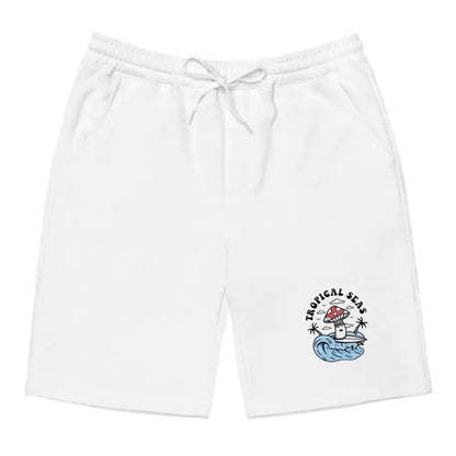 Shorts de Forro Polar para Hombre con Motivo de Hongos