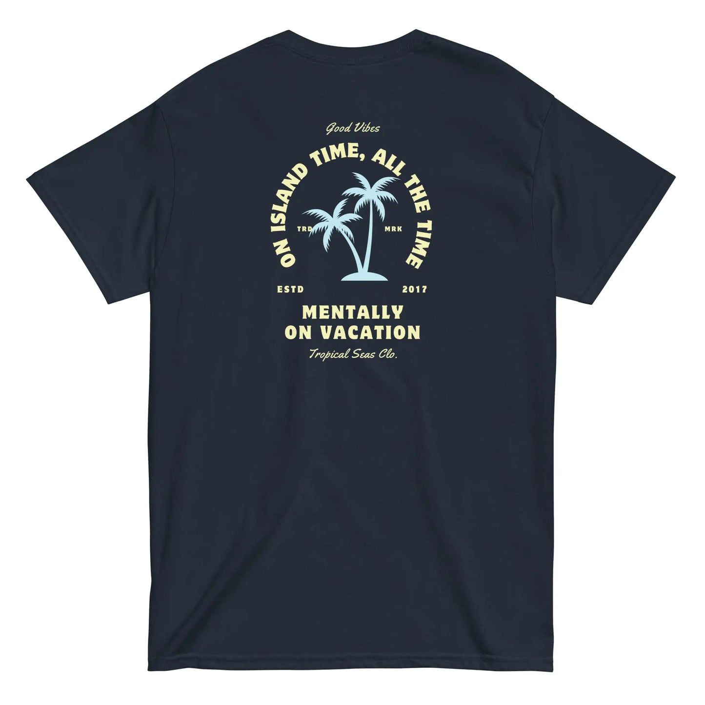 Camiseta clásica de hombre para vacaciones en la playa Mental