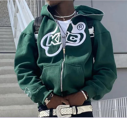 Sudadera con Capucha Casual y Deportiva de Color Sólido para Hombre