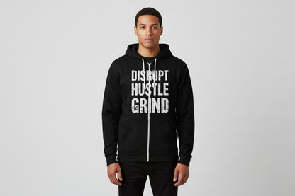 Disrupt Hustle Grind Fine Jersey Zip Hoodie