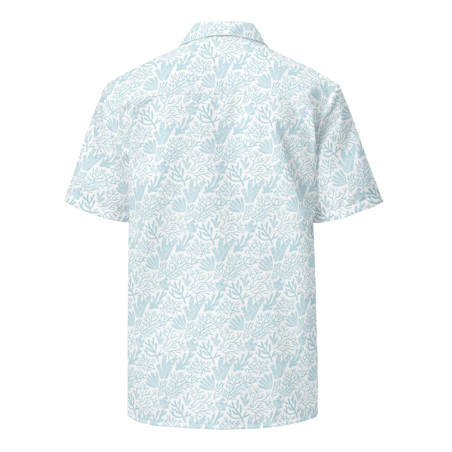 Camisa Hawaiana de Botones Coral Reef Resort - Colección Verano Costero 2024