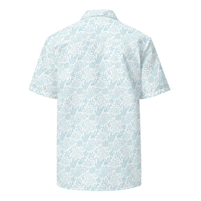 Camisa Hawaiana de Botones Coral Reef Resort - Colección Verano Costero 2024