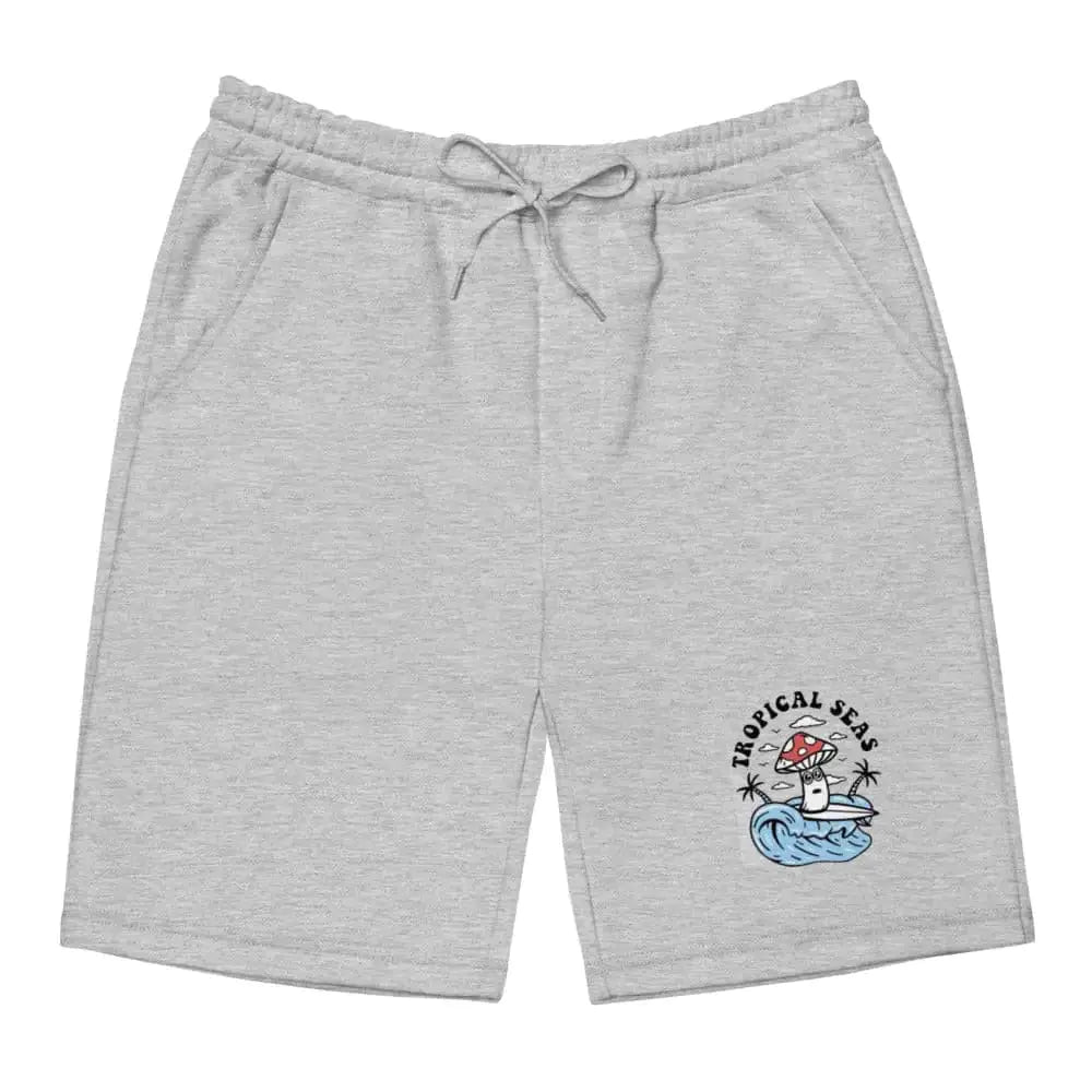 Shorts de Forro Polar para Hombre con Motivo de Hongos