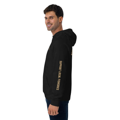 Sudadera con Capucha Eco Raglan de Atún Apoya Pesquerías Locales para Hombres
