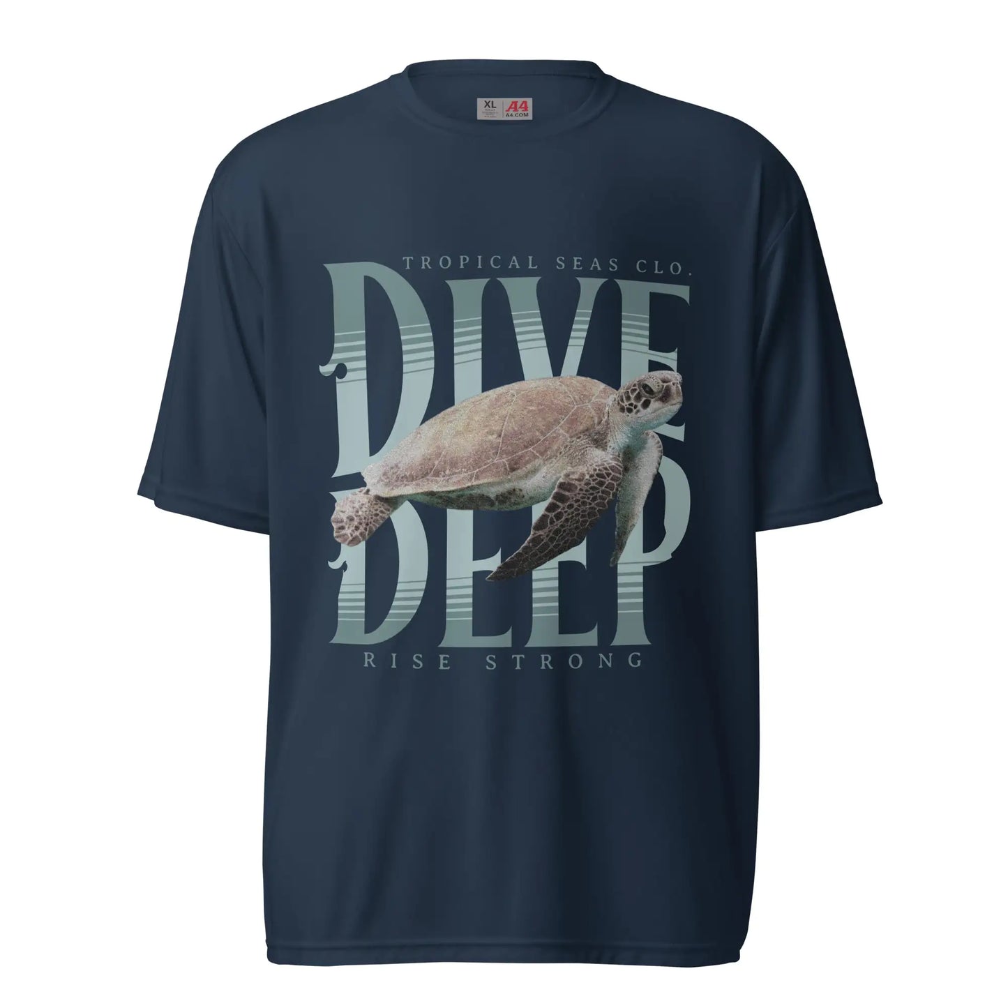 Camiseta de Rendimiento Dive Deep Sea Turtle